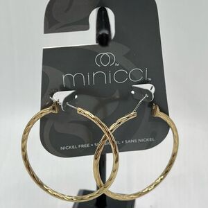 Minicci Gold Earrings $16ea / 3 for $25